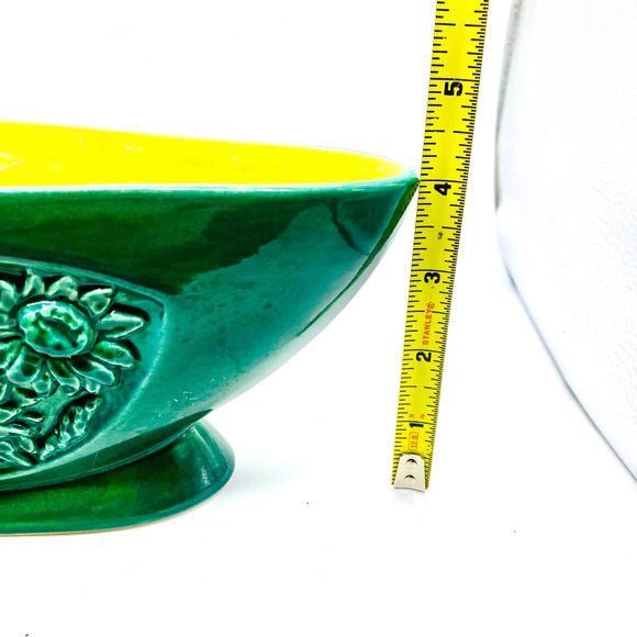 Red Wing B2016 Tropicana Belle Kogan Green /Yellow Embossed Sunflower Planter - Picture 12 of 12